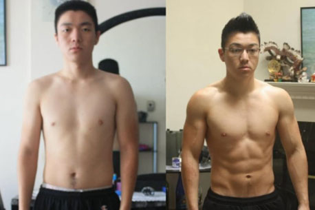 From skinny fat to muscular