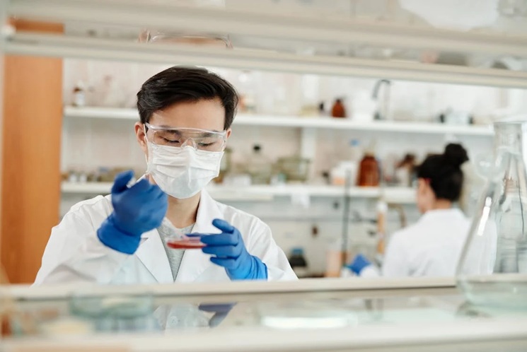 scientist in a lab