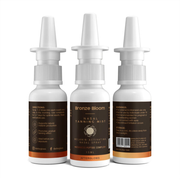 Three bottles of nasal tanners