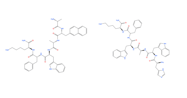 The difference between GHRP 2 and GHRP 6